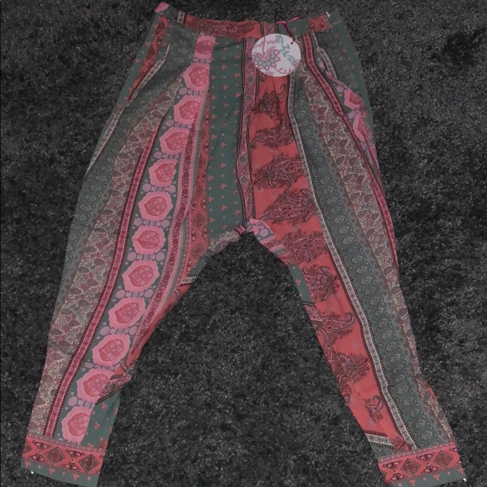 🆕Z&L HAREM PANT IN PINK MULTI COLOR - Picture 6 of 8